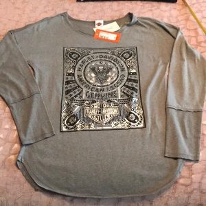 Harley Davidson long sleeve tee NWT